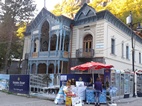 Venda d'ampolles de plàstic en Borjomi Mineral Water Park