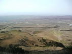 El desolat paisatge del desert azerbaidjans