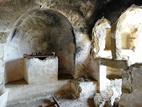 Interior d'una cova al Monestir de Udabno