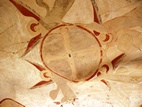 Detall d'un fresc a l'interior d'una cova al Monestir de Udabno
