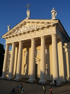 Fachada de la Catedral de Vilnius
