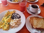 Desayuno en Café Laguna de Bacalar