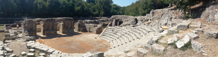 Ruinas de la antigua ciudad de Butrint