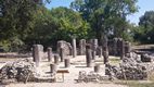 Bapisterio siglo VI, ruinas de la antigua ciudad de Butrint