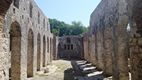 Gran Basílica siglo VI, ruinas de la antigua ciudad de Butrint