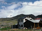 Vistas de la cordillera desde av San Martín, El Chalten