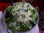 Ensalada de radicheta con parmesano