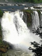 Las cataratas de Iguazú vistas desde Brasil