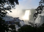 Las cataratas de Iguazú vistas desde Brasil