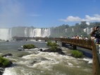 Las cataratas de Iguazú vistas desde Brasil