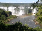 Las cataratas de Iguazú vistas desde Brasil
