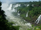 Las cataratas de Iguazú vistas desde Brasil