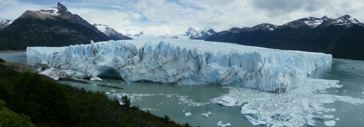 Perito Moreno visto desde las pasarelas