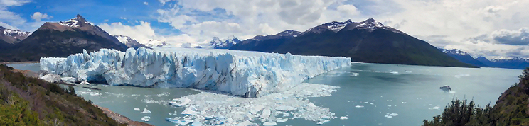 Perito Moreno visto desde las pasarelas
