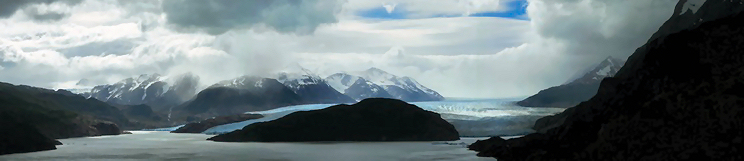 Vistas desde el Mirador del Lago Grey