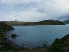 Lago Pehoé junto al campamento