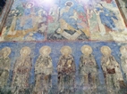 Frescos murales en el Monasterio de Akhtala