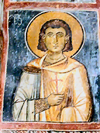 Frescos murales en el Monasterio de Akhtala