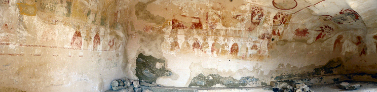 Cuevas con murales en el Monasterio de Udabno