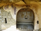 Cuevas con murales en el Monasterio de Udabno