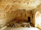 Cuevas con murales en el Monasterio de Udabno