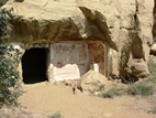 Cuevas con murales en el Monasterio de Udabno