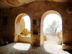 Cuevas con murales en el Monasterio de Udabno