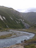 El rio Thergi surcando el valle de Truso