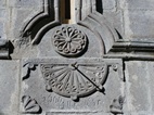 Reloj de sol en la Iglesia de San Esteban, Haghartsin