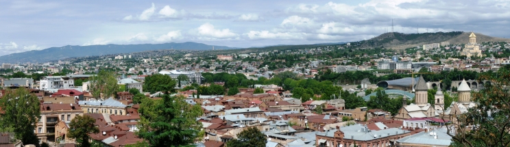 Vistas de la ciudad desde la Fortaleza Narikala