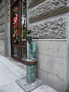 Esculturas en la avenida Rustaveli
