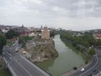 Vista de Tbilisi desde el teleférico