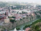 Vistas de Tbilisi desde la Fortaleza Narikala