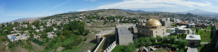 Rabati Fortress con Akhaltsikhe al fondo