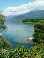 Llac Ohrid des de Monastery St Naum