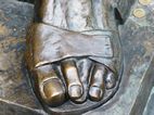 Detalle escultura de Mother Teresa