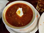 Sopa borscht con crema amarga, Rest. Vanaema juures, Tallinn