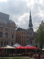 Calles del centro histórico de Riga