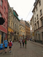 Calles del centro histórico de Riga