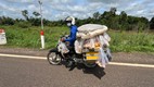 En las carreteras de Camboya