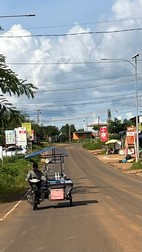 En las carreteras de Camboya