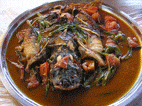 Pescado fresco cerca de Baisha