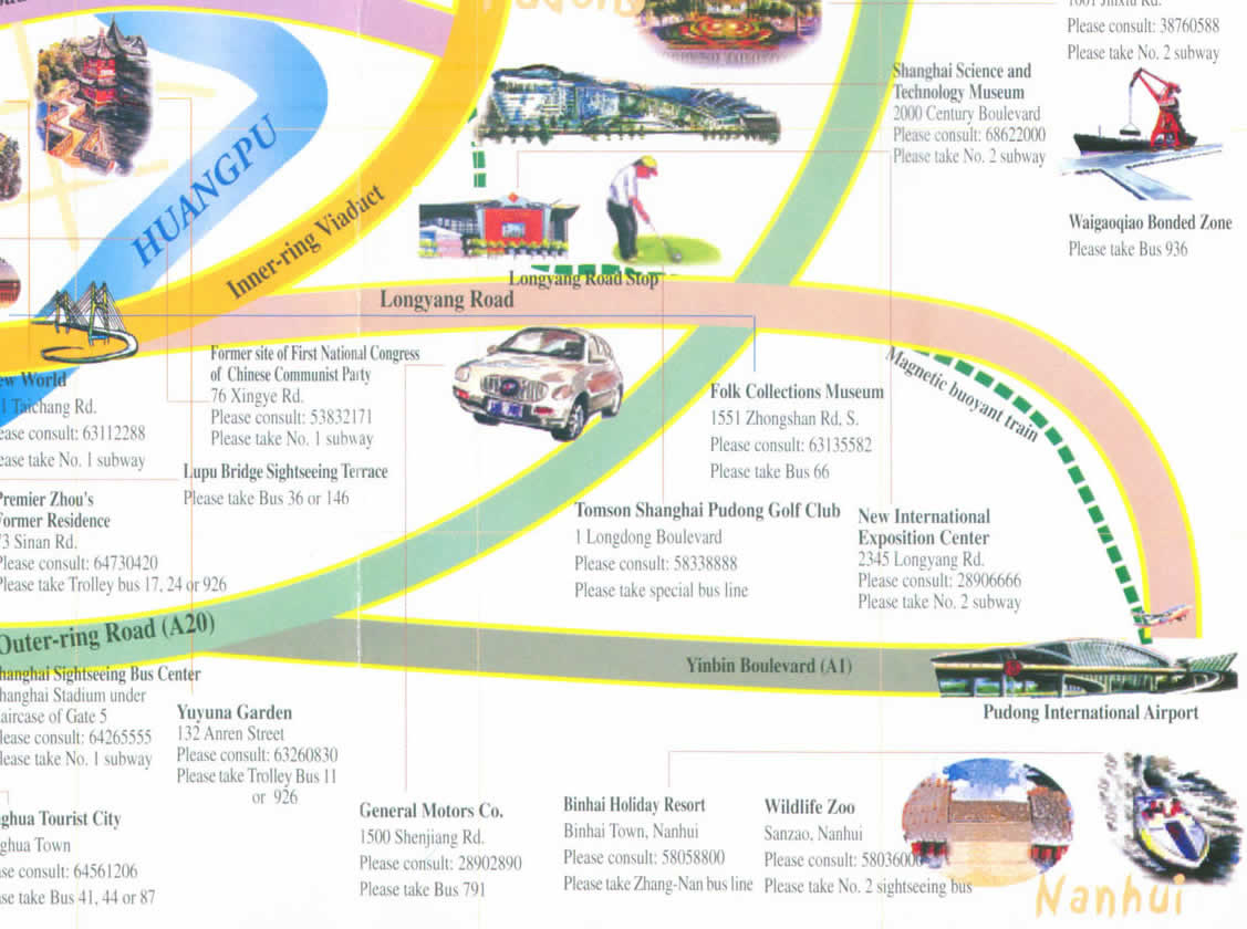 Map of shanghai 