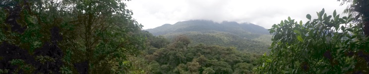 Vistas desde el mirador del Parque Nacional Volcán Tenorio