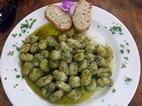 Gnocchis al pesto, Boca Chica, Cahuita