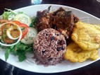 Pollo con rice & beans, Roberto, Cahuita