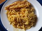 Pescado con espaguettis, Soda La Montaña