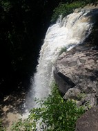 Parte alta de la catarata principal, Llanos de Cortes