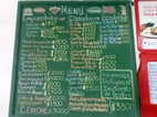 Menú en Soda Fuente, Bagaces