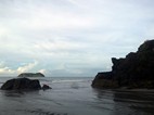 Playa frente al hotel, fuera de los limites del PN Manuel Antonio